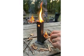 Resim FS GRUP | Mini Roket Soba - Masa Üstü Dekoratif Soba 