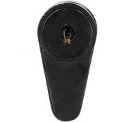 Resim Reedark Zink Çelik Antipirater Trailer Kilit, Karavan/tır İlişkilendirme Kilit, 1/4 İnç Delikli, Dayanıklı Ve Taşınabilir Siyah 