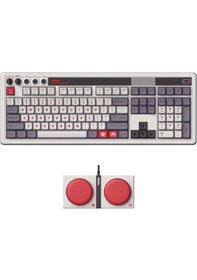 Resim 8bitdo Retro N Edition Mekanik Klavye Bluetooth/2.4g/usb-c Kablosuz Oyuncu Klavyesi Lisanslı 