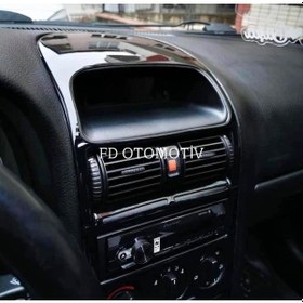 Resim Opel Astra G Parlak Siyah ( Full Set ) Konsol Kaplama 