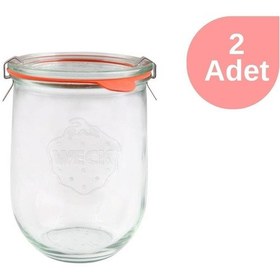 Resim Weck 1062 Ml Lale Cam Kavanoz Seti 2 Adet 