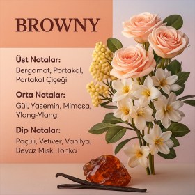 Resim Macchu Browny Kadın Parfüm 50 ml | Çiçeksi - Oriental | Extrait De Parfum 