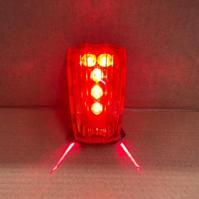 Resim Lazer Şeritli LED Arka Aydınlatma Usb Şarj / Bisiklet 