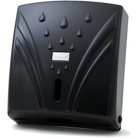 Resim Global A FORM Z KAĞIT HAVLU DİSPENSERİ SİYAH 270X292X112MM 