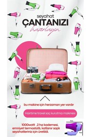 Resim Hairtime 3510 Taşınabilir Katlanabilir Seyahat Tipi Otel Tipi Küçük Saç Kurutma Makinesi 