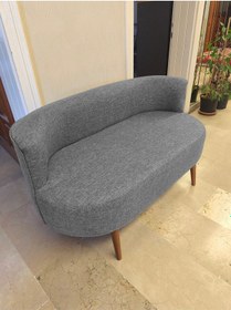 Resim Azra Mobilya Sydney Çay Seti Koltuk Takımı Keten Kumaş 2+1+1 Ceviz Ayak Modern Salon & Ofis Takımı Açık Gri Açık Gri 