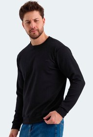 Resim KLARIS I Erkek Sweatshirt Siyah 
