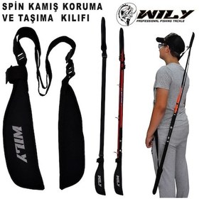 Resim Wily Neopren Spin Kamış Koruma Ve Taşıma Kılıfı 