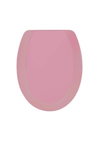 Resim Rona Pembe Tisa ThermoPlast Standart Klozet Kapağı (Üstten Monte) 