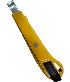 Resim Dekor (Hassan) HASSAN DEKOR PROFESYONEL MAKET BIÇAĞI METAL GÖVDE İNCE SARI 9MM 