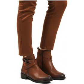 Resim Taba Zümrüt İçi Kürklü Fermuarlı Kaymaz Kadın Bot 547819 Z Taba-zümrüt 