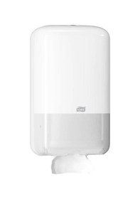 Resim Katlamalı Tuvalet Kağıdı Dispenseri Beyaz 