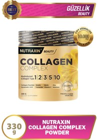 Resim Nutraxin Collagen Complex Powder 330 gr - Tip 1,2,3,5,10 Kolajen, Hyalüronik Asit, Selenyum, Seramid 