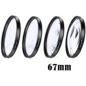 Resim Dolıty Yakın Çekim Filtre Kiti +1 +2 +4 +10 Dijital 67-mm 