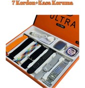 Resim DTI Ultra 7 Strap Watch 7ın1 Kordon watch8 BT Arama 7 Strap Akıllı Saat 
