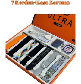 Resim DTI Ultra 7 Strap Watch 7ın1 Kordon watch8 BT Arama 7 Strap Akıllı Saat 