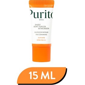 Resim Purito - Daily Soft Touch Sunscreen SPF50+ PA++++ (Nemlendirici ve Bariyer Koruyucu Seramidli Güneş Kremi)(%40 İndirimli) 