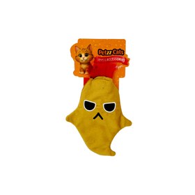 Resim PetzzCats Ghost Matatabi ve Çıngırak Sesli Peluş Kedi Oyuncağı Sarı 16x12 Cm 