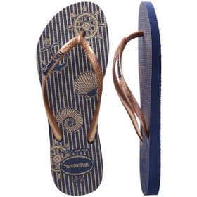 Resim Havaianas Slım Nautıcal Kadın Parmak Arası Terlik 4137125 4137125 2356 Lacivert 