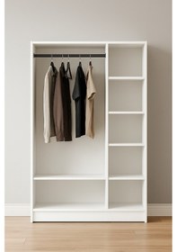 Resim 3 Kapaklı Elbise Dolabı 180 118 50 Cm Antrasit 