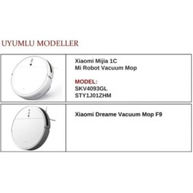 Resim Mijia 1c Vacuum Mop Dreame Uyumlu Uyumlue Vacuum Mop F9 Uyumlu 2 Adet Paspas 