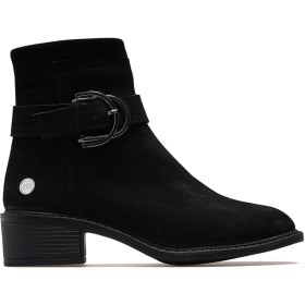 Resim Mammamia Kadın Hakiki Deri Topuklu Günlük Bot 25k D25kb-8075 Z Siyah Nubuk Siyah Nubuk 