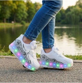 Resim ROCKY Tekerlekli Paten Ayakkabı - Beyaz 