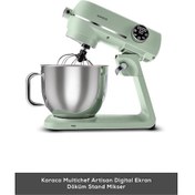 Resim Karaca Multichef Artisan Digital Ekran 1800 W 7 L Döküm Stand Mikser 
