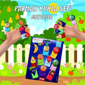 Resim Tox Meyveler 10 Parça Parmak Kukla. Eğitici Oyuncak T105 
