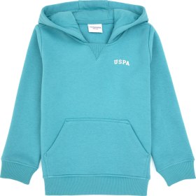 Resim U.S. Polo Assn. Erkek Çocuk Mint Kapüşonlu Basic Sweatshirt 50313808-VR152 