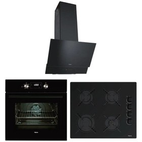 Resim Teka Chef 5 HAK 625 BK - GBE 64002 KB - ATV 60 Siyah Ankastre Set 