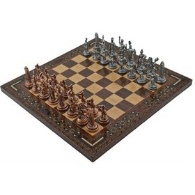 Resim Gifthome Metal Satranç Takımı-seti Orta Yunan Antik Taş Ve Cev 
