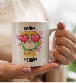 Resim Bk Gift Canım Kendim Tasarımlı Beyaz Kupa Bardak, Arkadaşa Hediye, Doğum Günü Hediyesi Bitmeyencom29839 Bk Gift 
