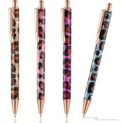 Resim 1 adet, Erkekler ve Kadınlar için Geri Çekilebilir Günlük Kalem ile Güzel ve Sevimli Metal Rahat Yazma Kalemi Ofis Malzemeleri Sevgililer Günü Hediyesi Yeni Yıl Mutlu, Okula Dönüş, Okul Malzemeleri, Kawaii Kırtasiye, Okul Renkleri, Yazma Kalemleri 