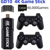 Resim Wezone Gd10 128gb 4k Hdmı Oyun Konsolu, 40000 Nostalji Oyunu, 2.4g Kablosuz Kumanda, Çok Oyuncu Desteği, S905x Çip, Tv Kutusu Fonksiyonu 