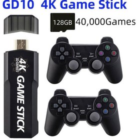 Resim Wezone Gd10 128gb 4k Hdmı Oyun Konsolu, 40000 Nostalji Oyunu, 2.4g Kablosuz Kumanda, Çok Oyuncu Desteği, S905x Çip, Tv Kutusu Fonksiyonu 