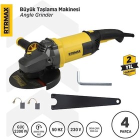 Resim Rtrmax RTM1180 Büyük Taşlama Makinası 180 mm 2300 W 