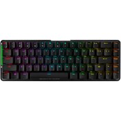 Resim ASUS ROG FALCHION ACE % 65 KOMPAKT ROG NX MEKANİK SWITCH PBT TUŞLAR INTERAKTIF DOKUNMATİK PANEL DUAL TYPE-C PORT KABLOLU OYUNCU KALVYESİ Asus