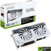 Resim Asus DUAL GeForce RTX 4070 Super White Edition 12 GB GDDR6X 192 Bit DLSS 3 Ekran Kartı 