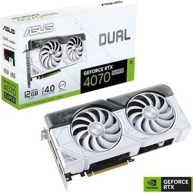 Resim Asus DUAL GeForce RTX 4070 Super White Edition 12 GB GDDR6X 192 Bit DLSS 3 Ekran Kartı 