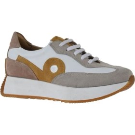 Resim Bueno Shoes Bej Multi Deri Kadın Düz Dolgu Ayakkabı 