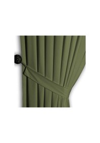 Resim Su Yeşili Ada Fon Perde Pilesiz Extraforlu Düz Dikim Büzgü Pile-su Yeşili Su Yeşili 