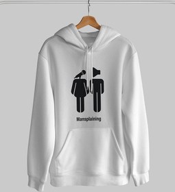 Resim Mansplaining Oversize Unisex Kapüşonlu Sweatshirt 