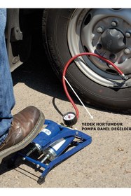 Resim abnturk El Ayak Pompaları Iğne Hortum Şişirme Kiti 3 iğne Uzun ve Kısa Hortum Deniz Yatağı Ucu 