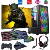Resim Rogame I7 14700F 16GB Ddr4 1tb M2 8gb RX580 24" Monitörlü Oyun Bilgisayarı (Gaming Set) 