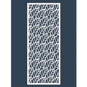 Resim Liar Ahşap Seperatör (Paravan) - KSP-66 - (10 mm) - (69 cm x 139 cm) - (Beyaz) 