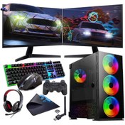 Resim I7 10700F 16GB 480GB SSD 1TB HDD 6GB GTX1660S Çift 24" Monitörlü (Gaming SET) Rogame