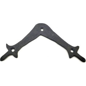 Resim Aydogan's Antika Tarz Dekoratif Pirinç Zambak Gönye - Üst, 107X107 Mm, Oksit 