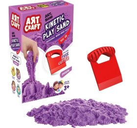 Resim MCM Group 03689 Dede, Aksesuarlı Mor Kinetik Oyun Kumu 500 gr 