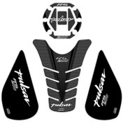 Resim Gp Kompozit Bajaj Rs 200 2015-2020 Uyumlu Tank Pad Seti Siyah (522060983) 